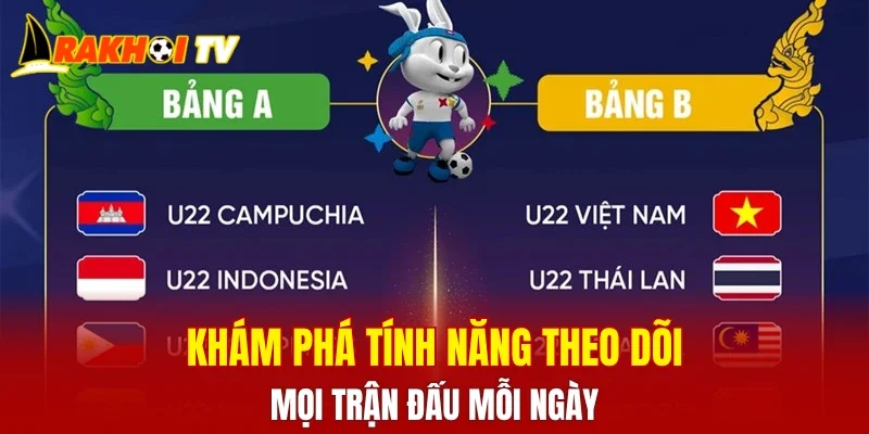 Khám phá tính năng theo dõi mọi trận đấu mỗi ngày
